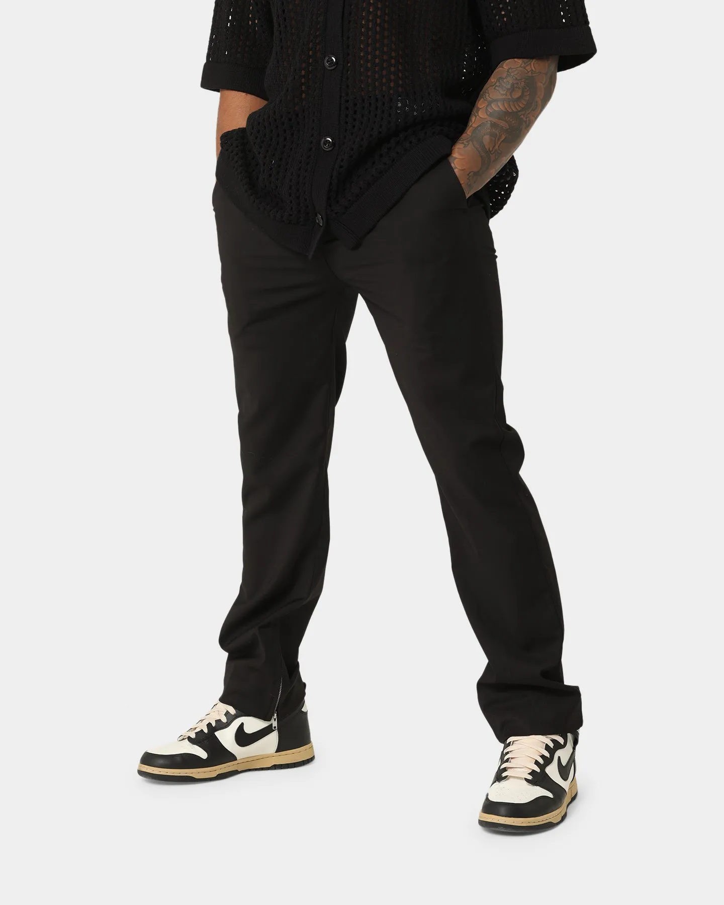 404 Heritage Zip Trouser Black