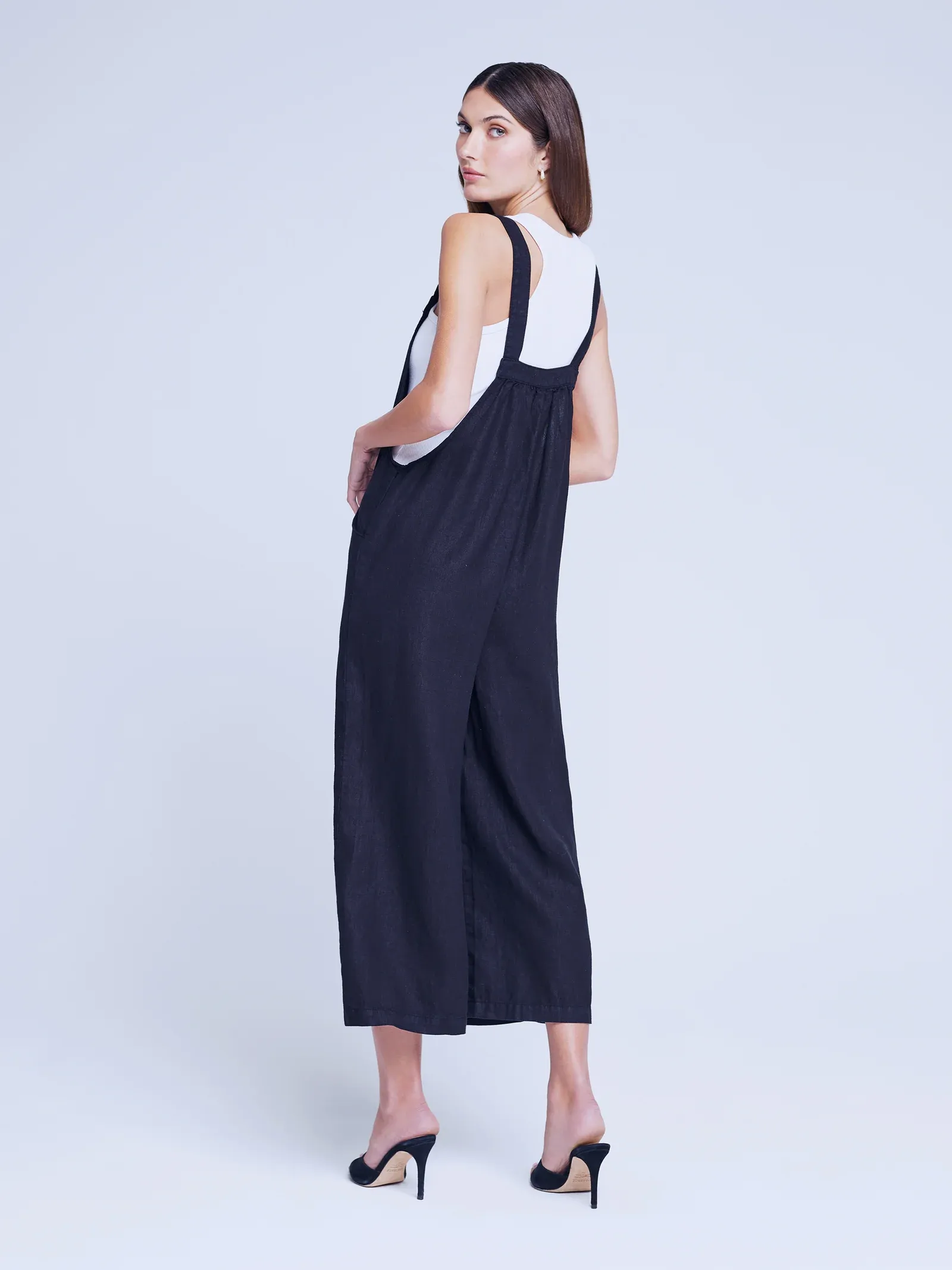 7126FLIb L'Agence Inaya Wide Leg Jumpsuit