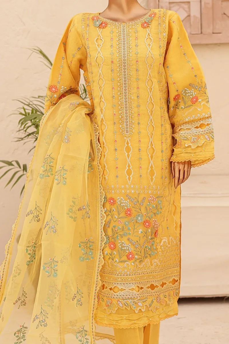 Bin Saeed Organza Party Wear Pakistani Suit BIN149