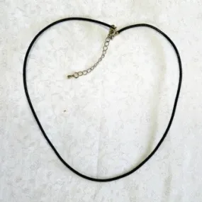 Black  Cord for Jade Pendants with Bails 18