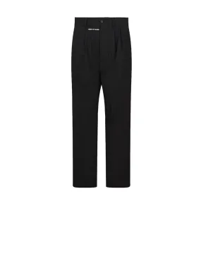 Black Trousers Whit White Logo