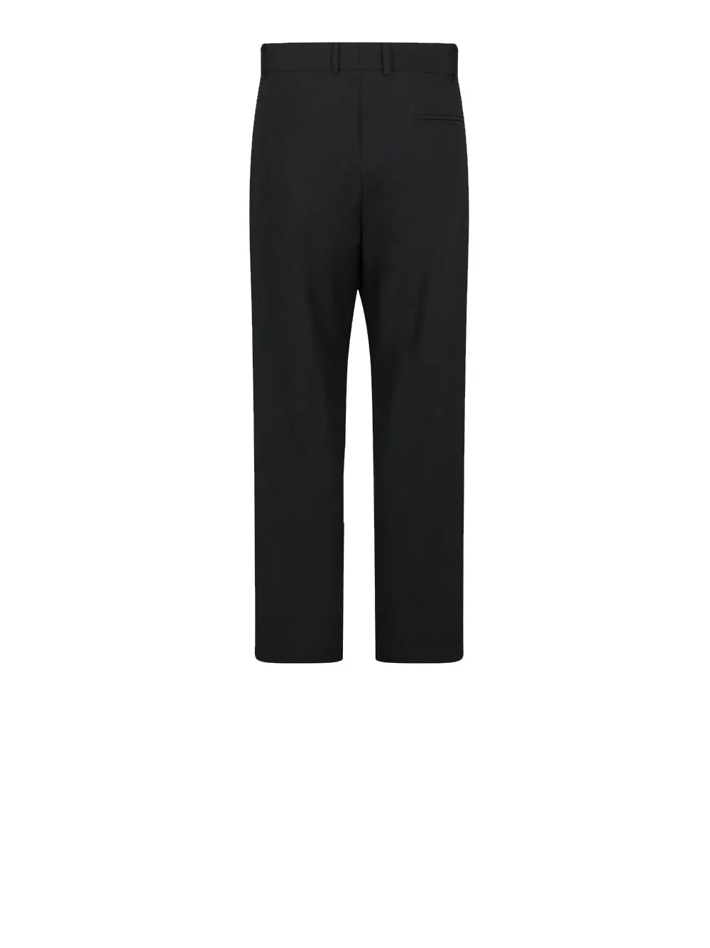 Black Trousers Whit White Logo