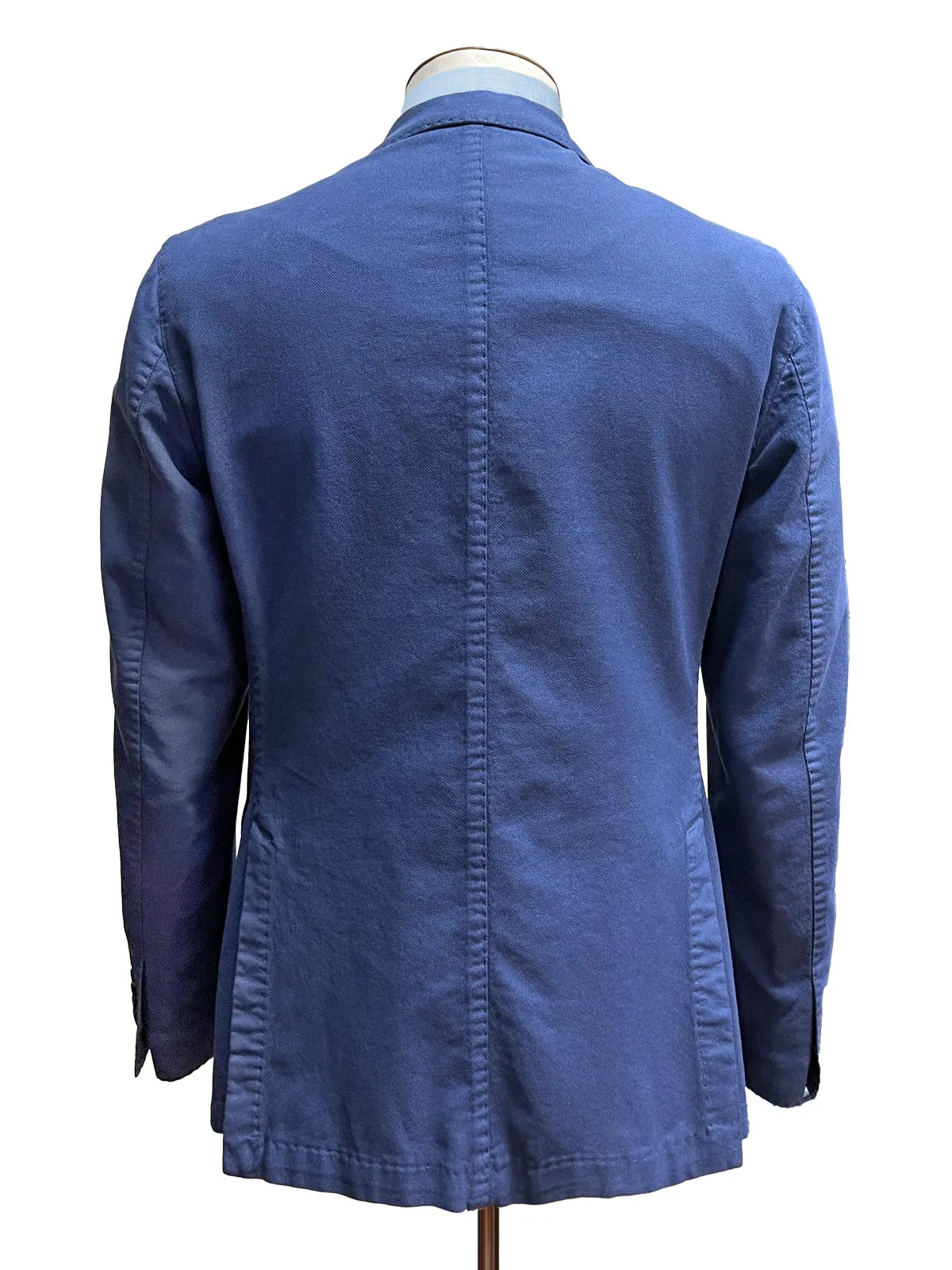 Blue Washed Cotton Blazer