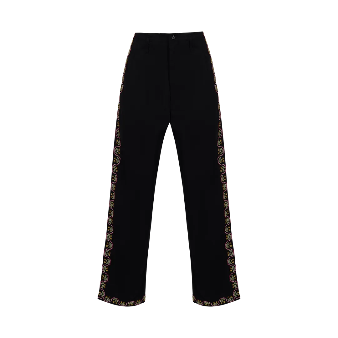 Border Garden Embellished Trousers