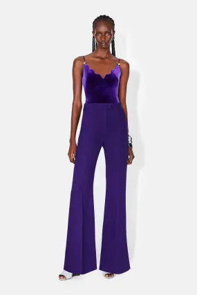 Boyfriend Trousers - Blackcurrant