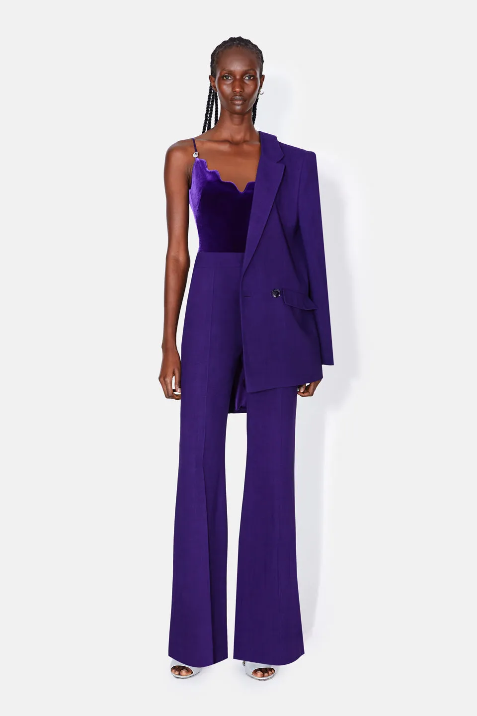 Boyfriend Trousers - Blackcurrant