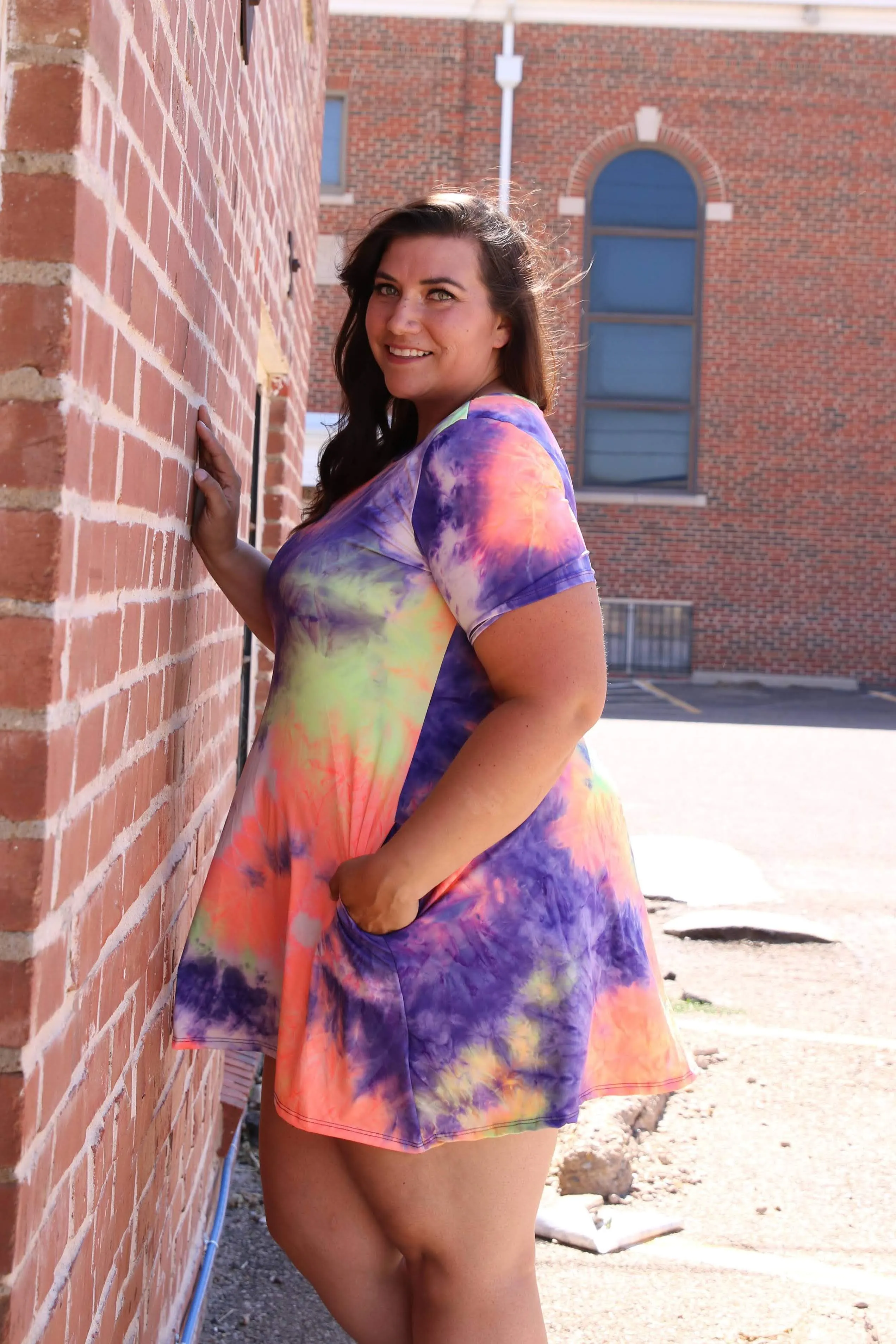 Cara Tie Dye Short Dress