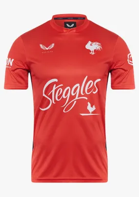 Castore Mens Roosters Training Tee SLS <BR> JCSRTRSST