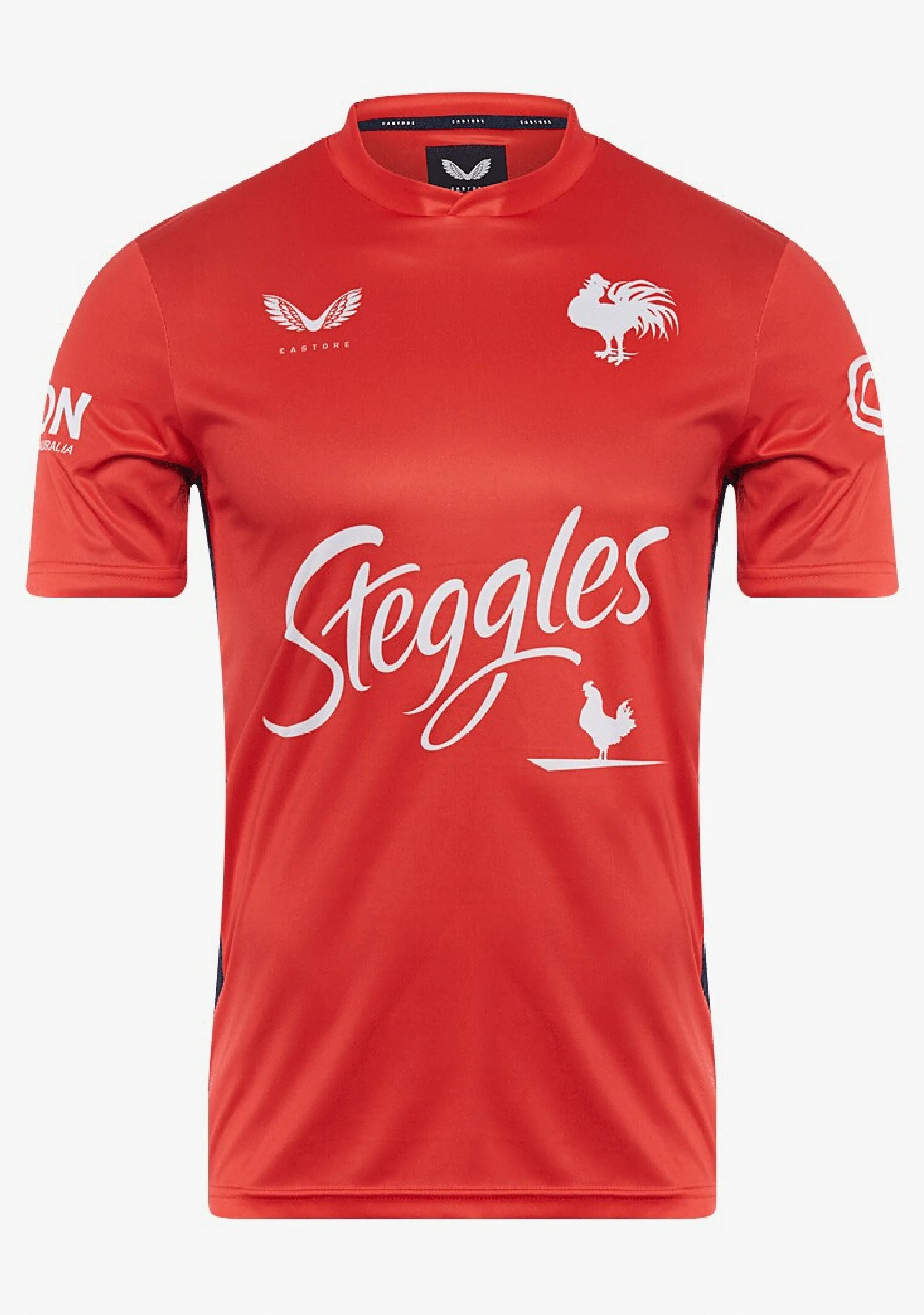 Castore Mens Roosters Training Tee SLS <BR> JCSRTRSST