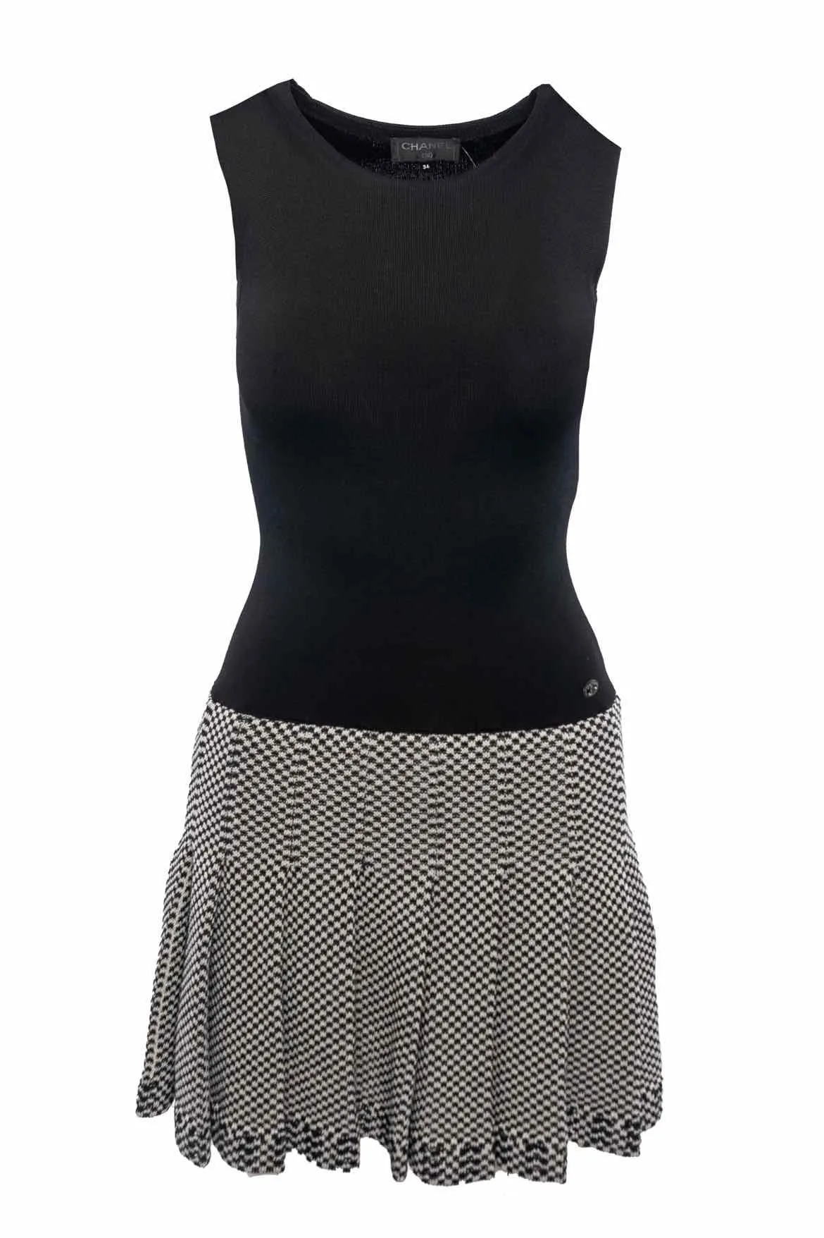 Chanel Size 34 Knit Tank Dress