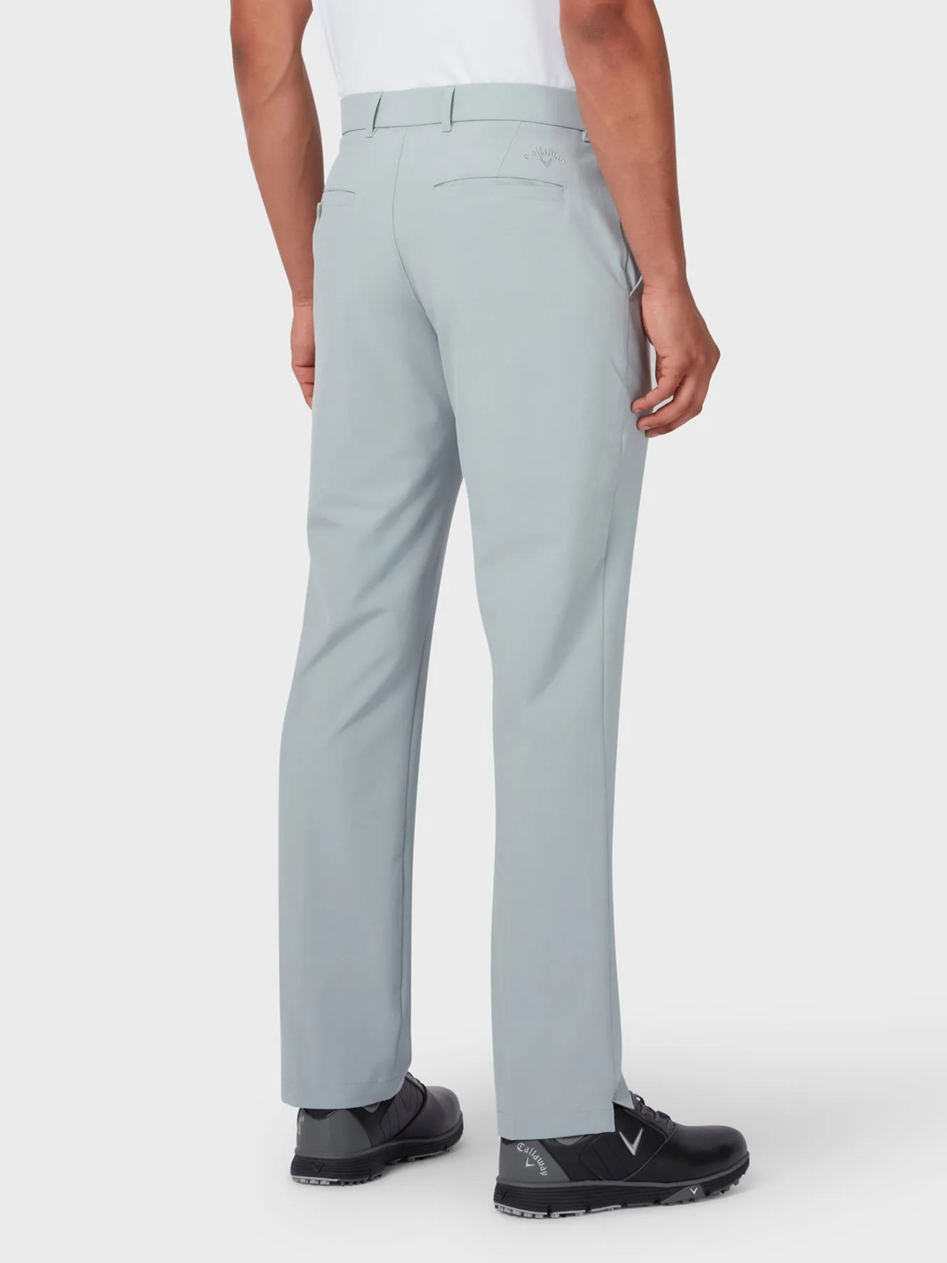 Chevron Tech Trousers In Quarry