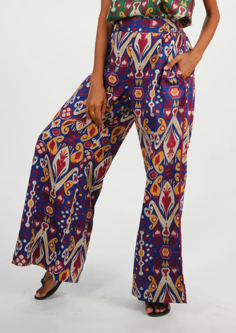 Chhaya Wide Leg Pant - Majorelle Bazaar