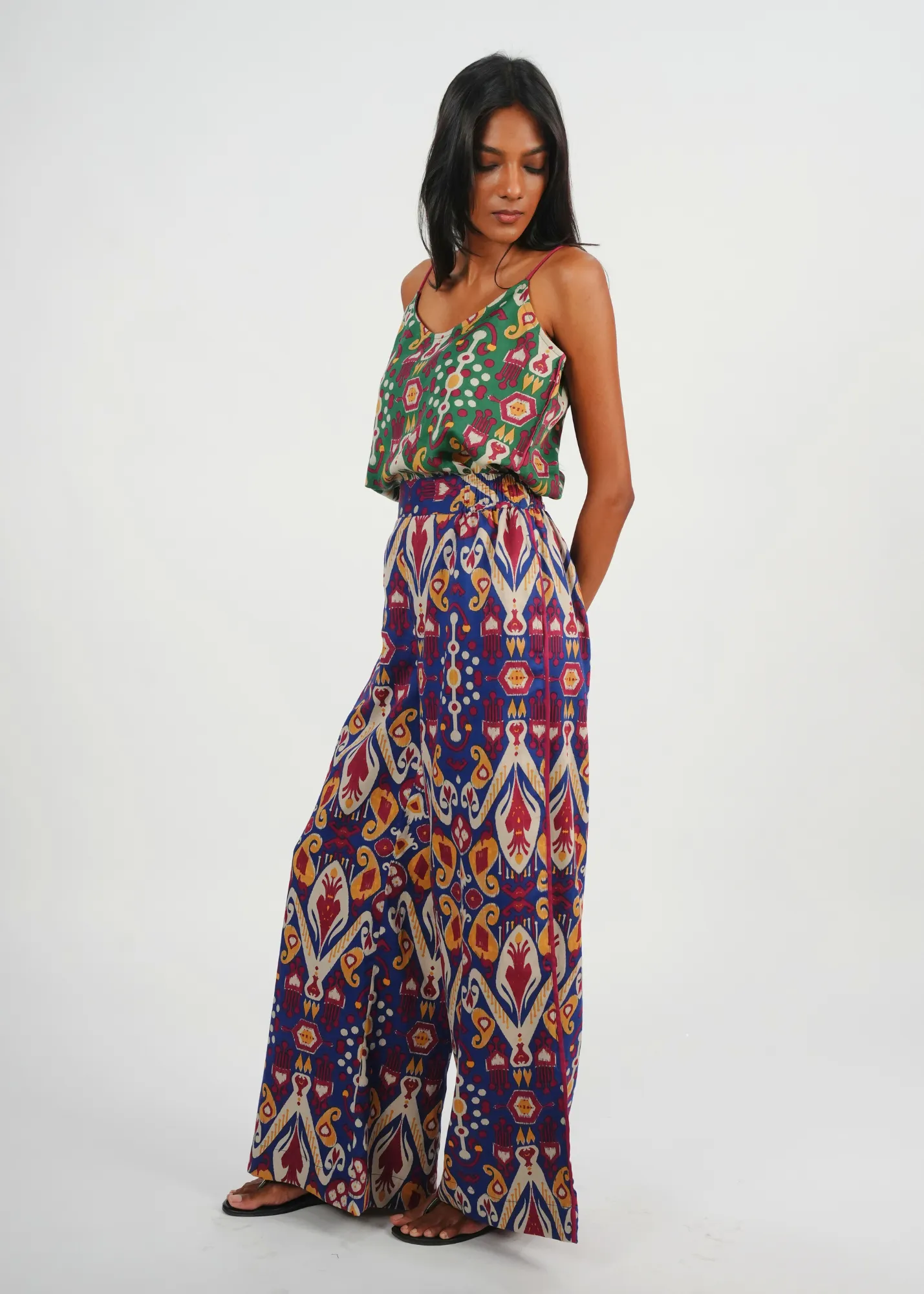 Chhaya Wide Leg Pant - Majorelle Bazaar