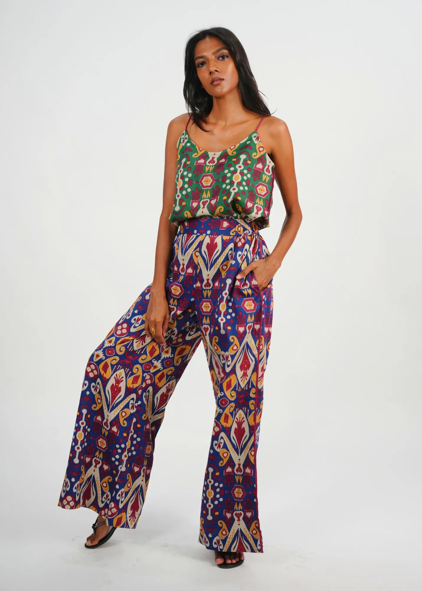 Chhaya Wide Leg Pant - Majorelle Bazaar