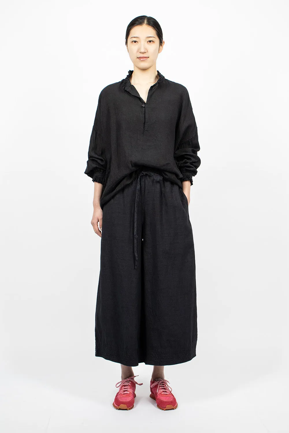 Coulisse Pant Dark Navy Linen