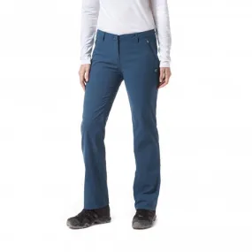 Craghoppers CWJ1072 Ladies Kiwi Pro Stretch Trousers Loch Blue