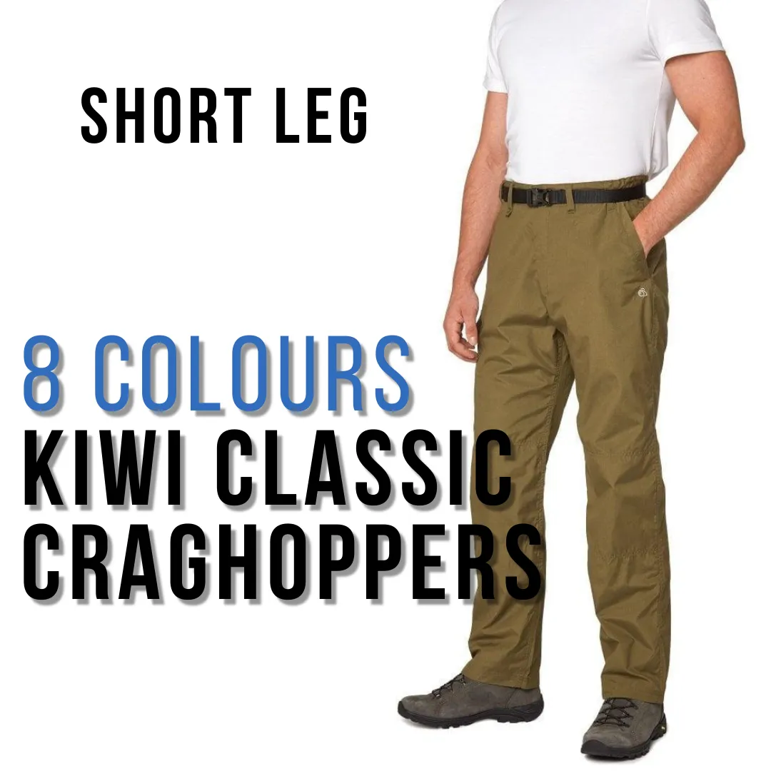 Craghoppers Mens Kiwi Classic Trousers Short Leg