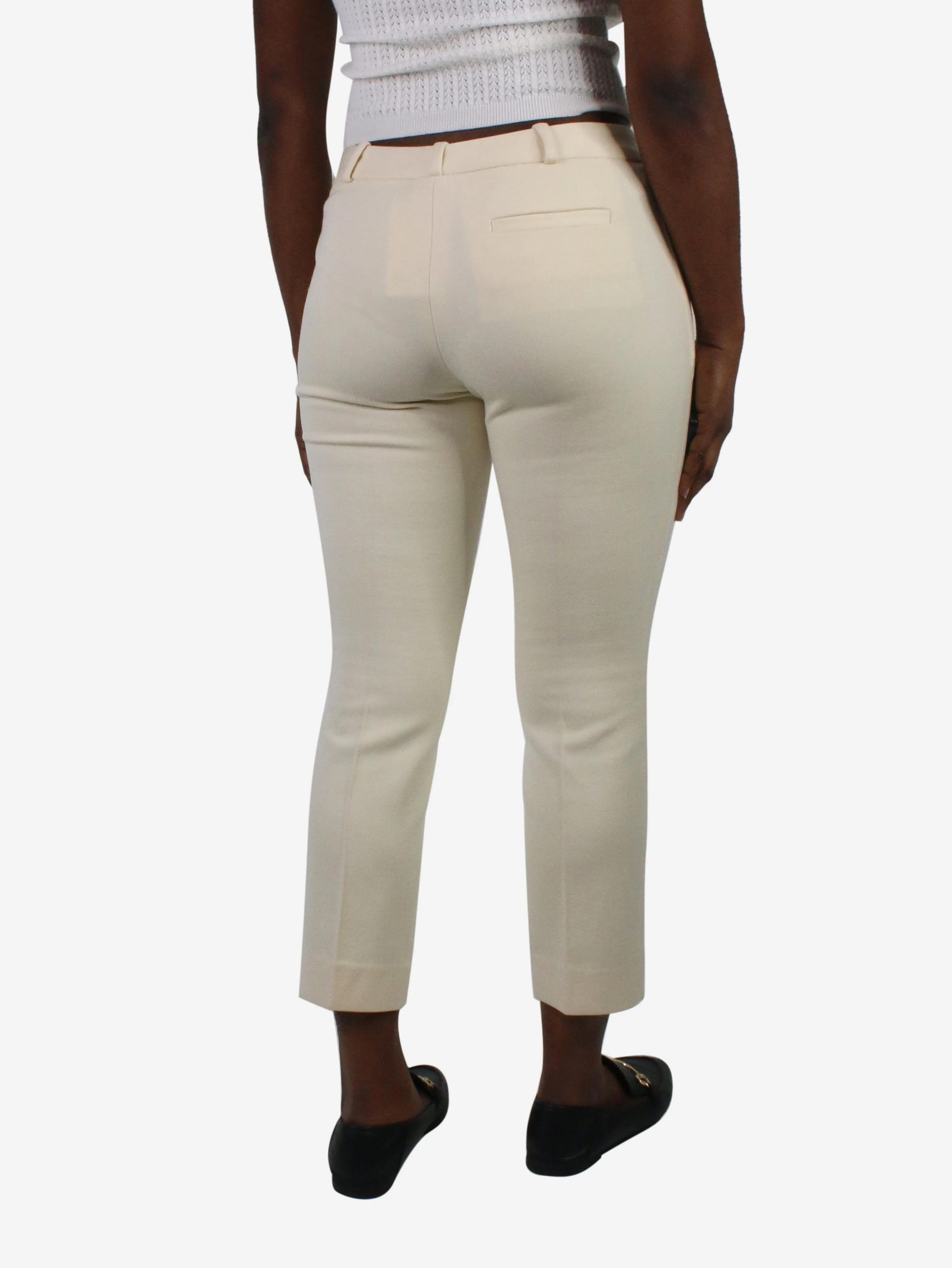 Cream trousers - size FR 38