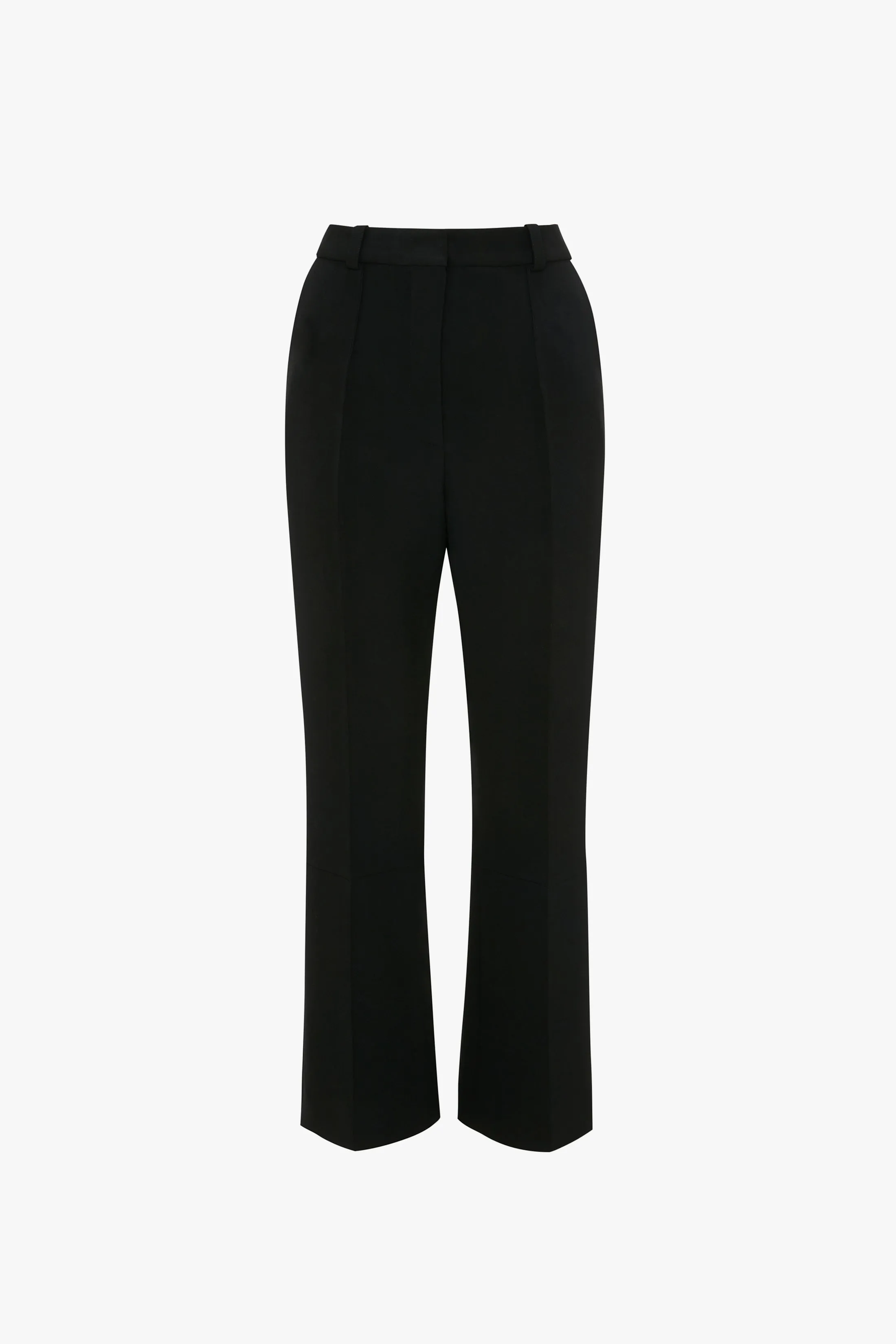 Cropped Kick Trouser In Black