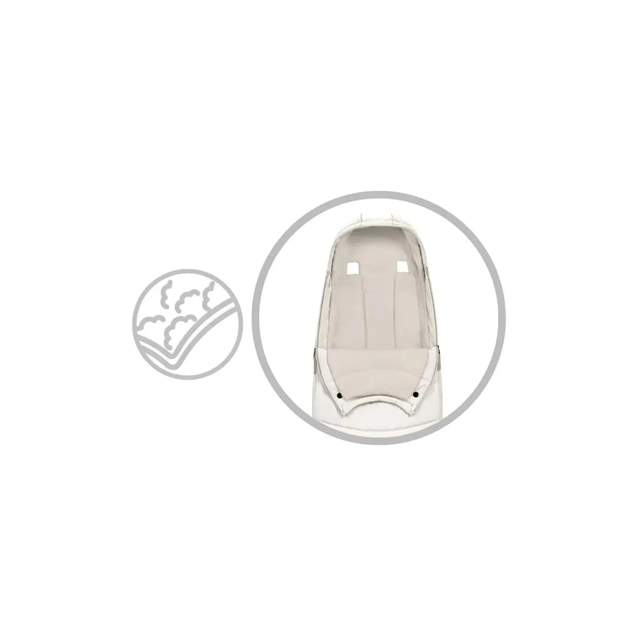 Cybex Platinum Footmuff - Off White