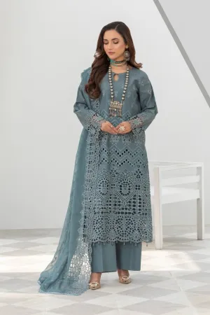 Differ Chikankari Lawn 3 Piece Pakistani Suit DIF10