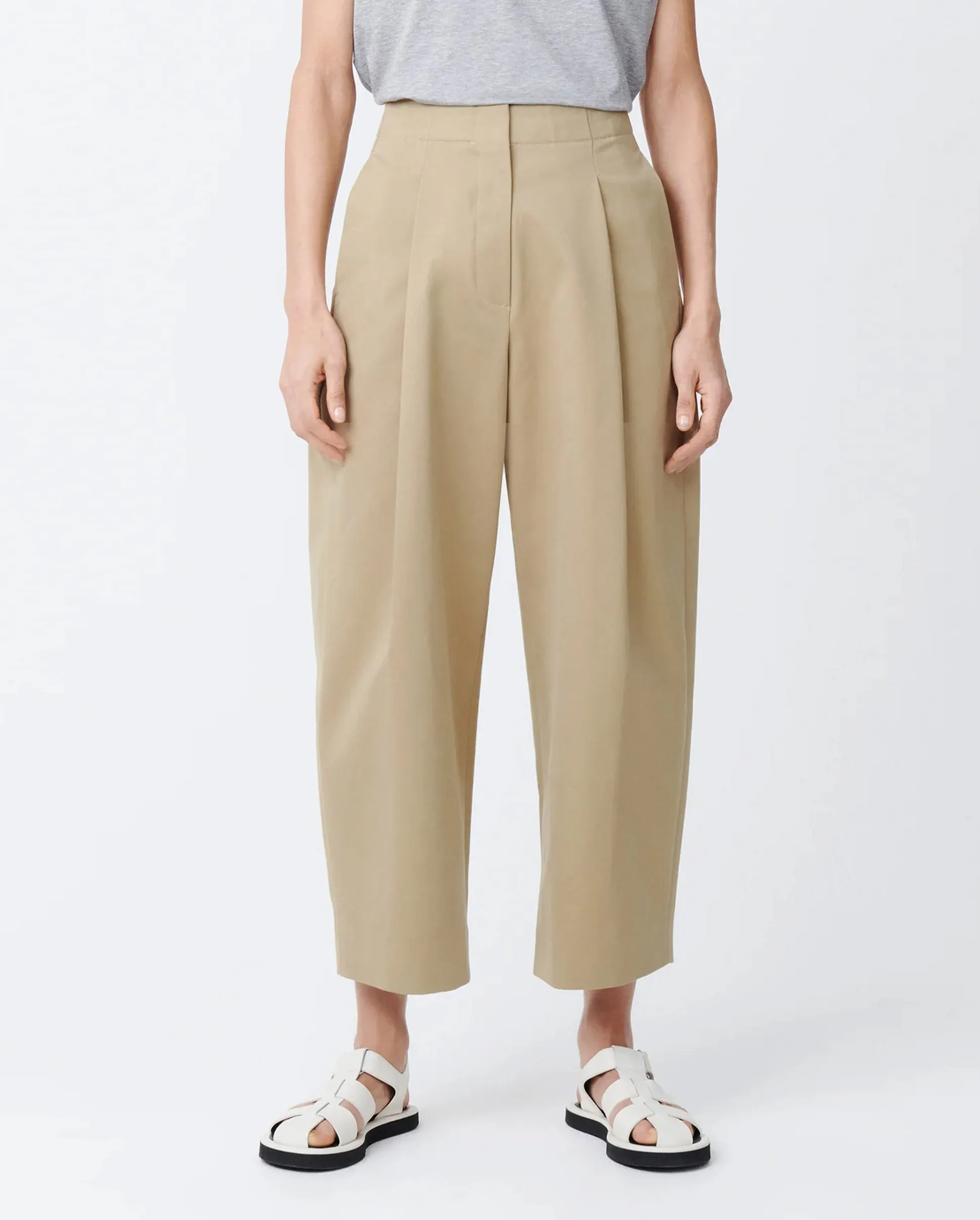 DORDONI VOLUME PANT / TAN