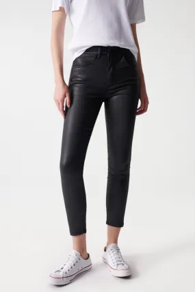 Faith Coated Skinny - Black