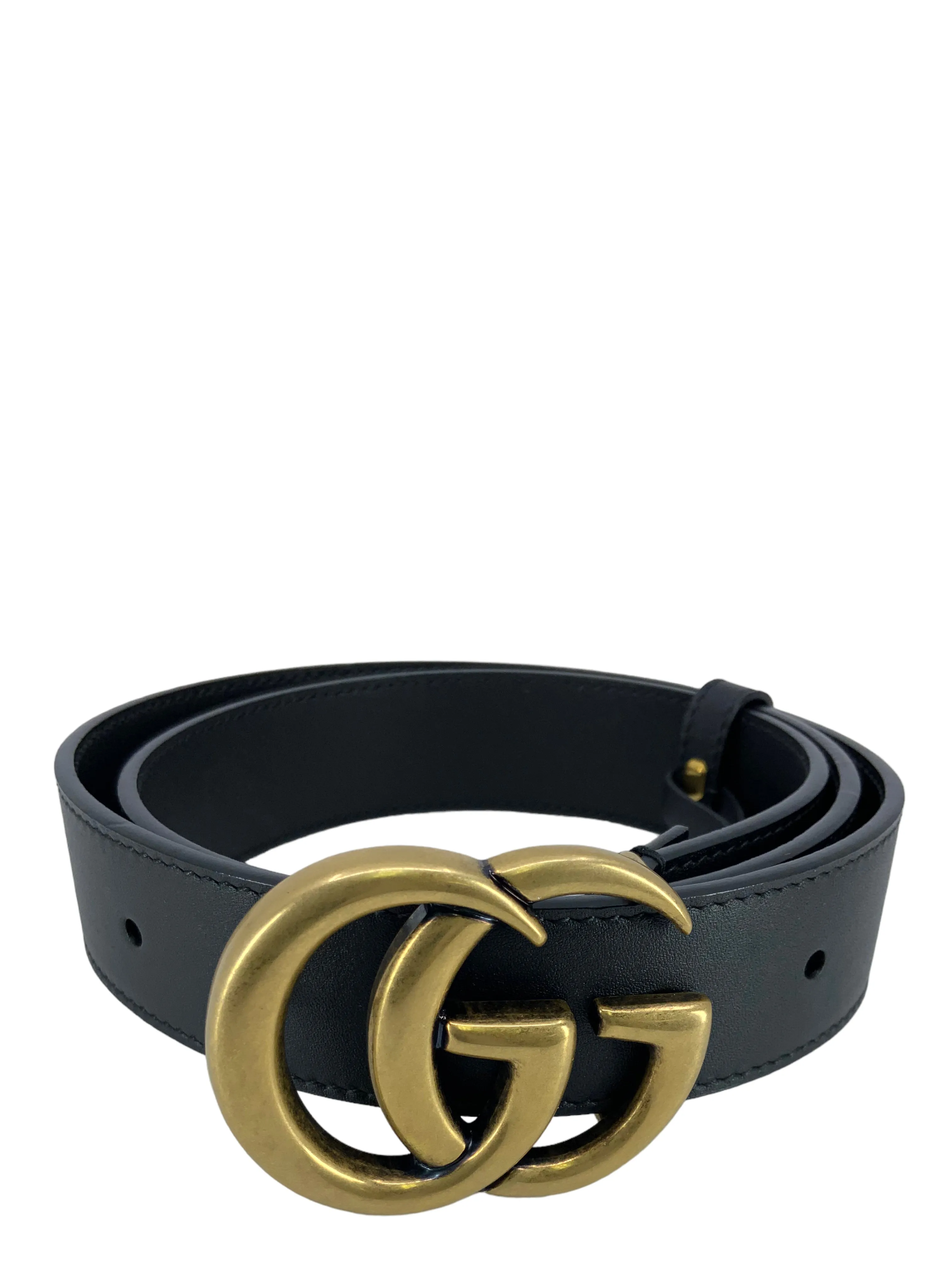 GUCCI GG Marmont Leather Belt Size 75