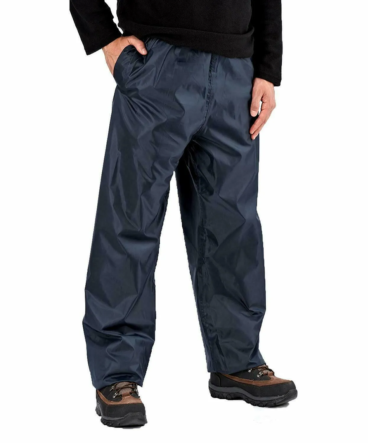 Hazy Blue Unisex Mens Womens Storm Proof Waterproof Over Trousers