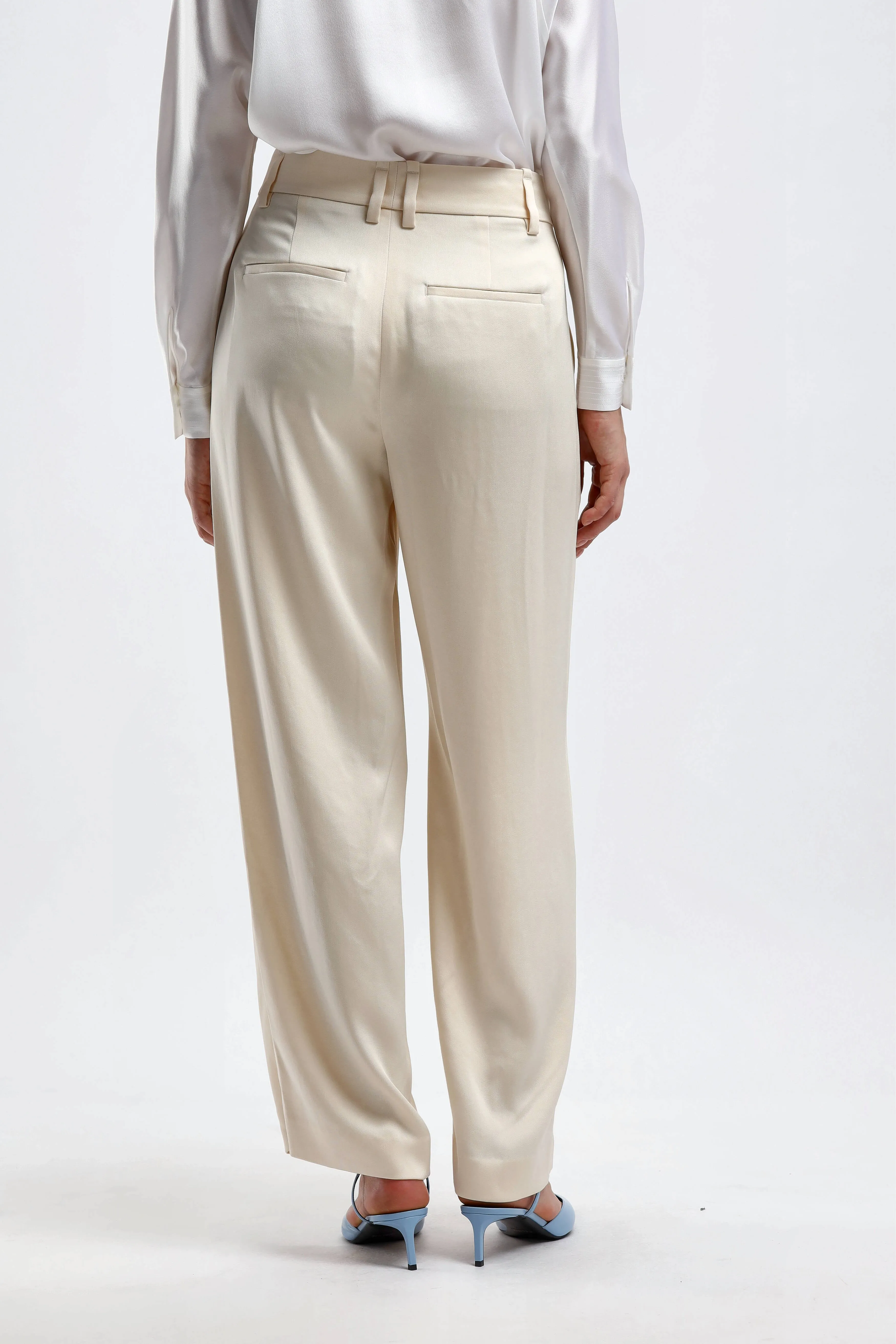 Hose Wide Leg in Enoki