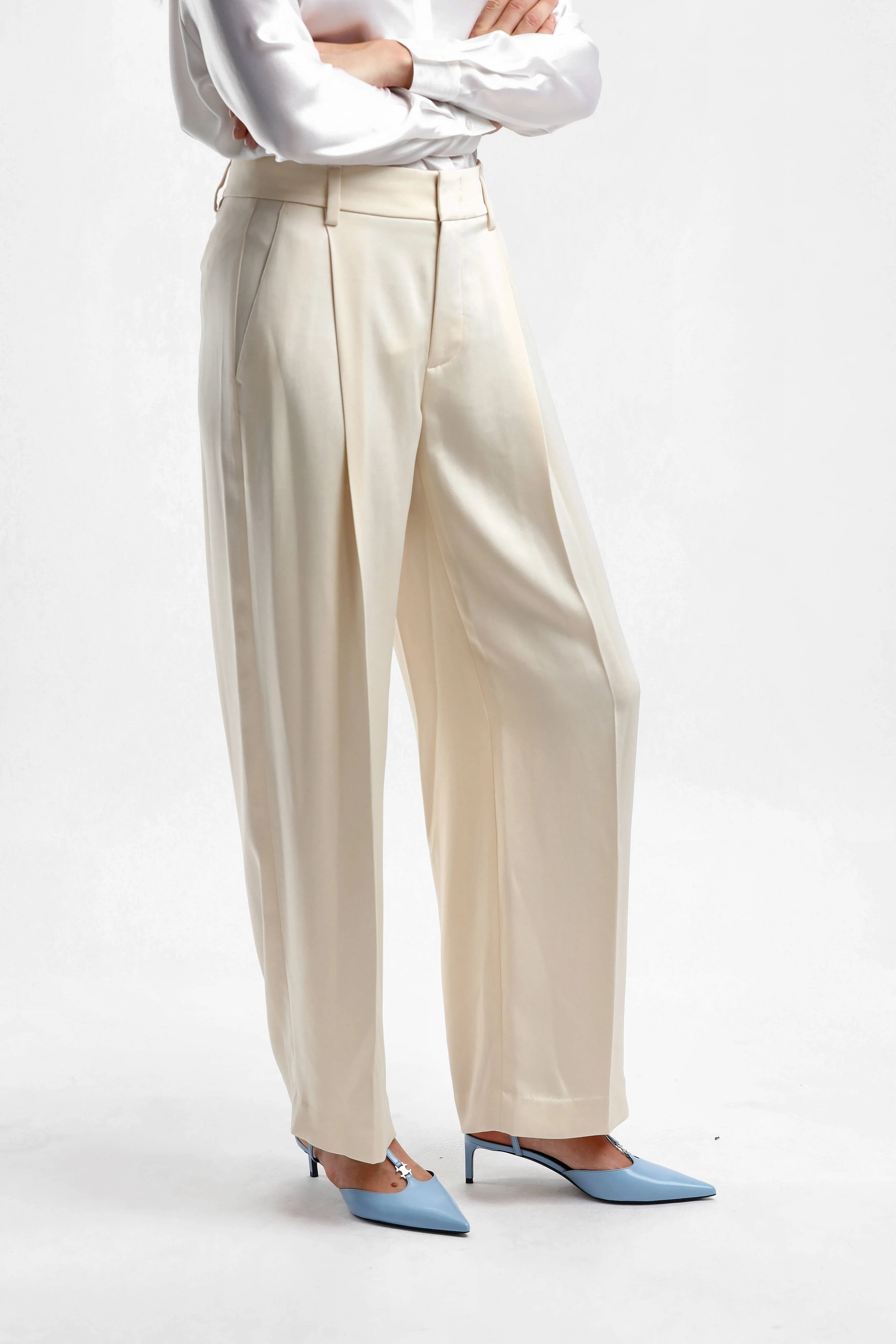 Hose Wide Leg in Enoki