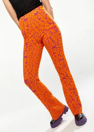 House Of Holland Duo Trouser In Orange