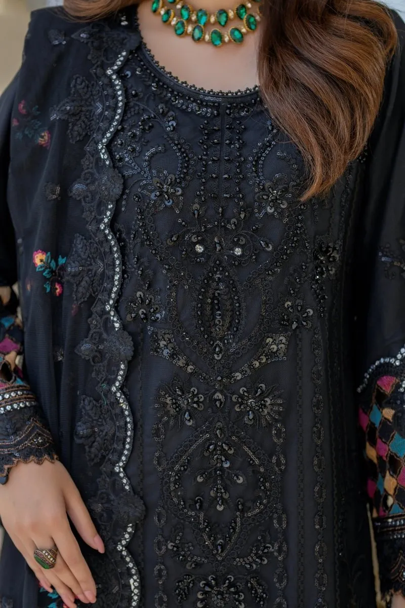 Imrozia Embellished Net Pakistani Party Wear Suit Tehzeeb IMR208