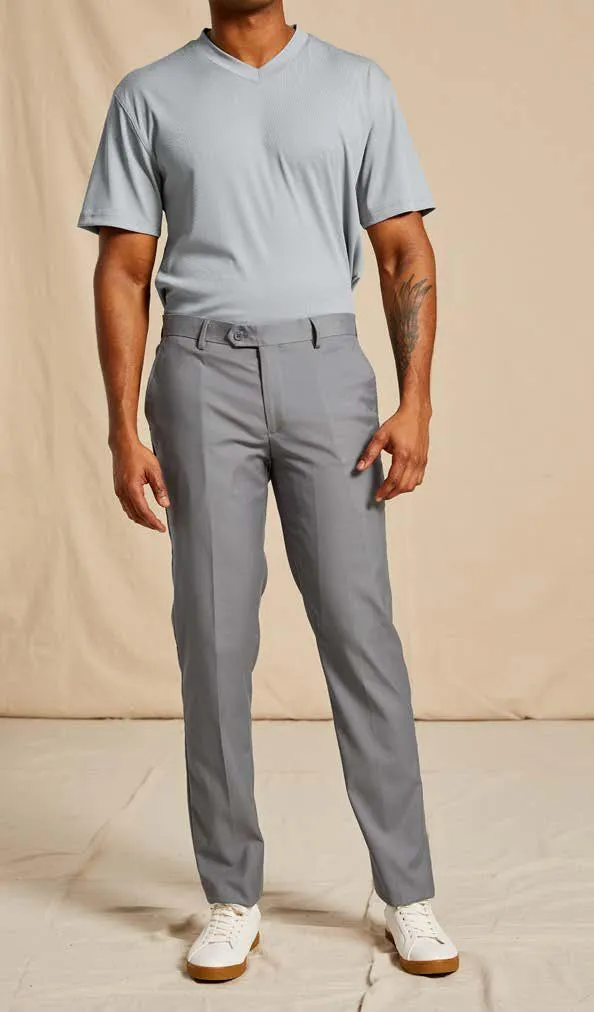 Inserch Slim Fit Flat Front T/R Dress Pant P3999S-38 Gold