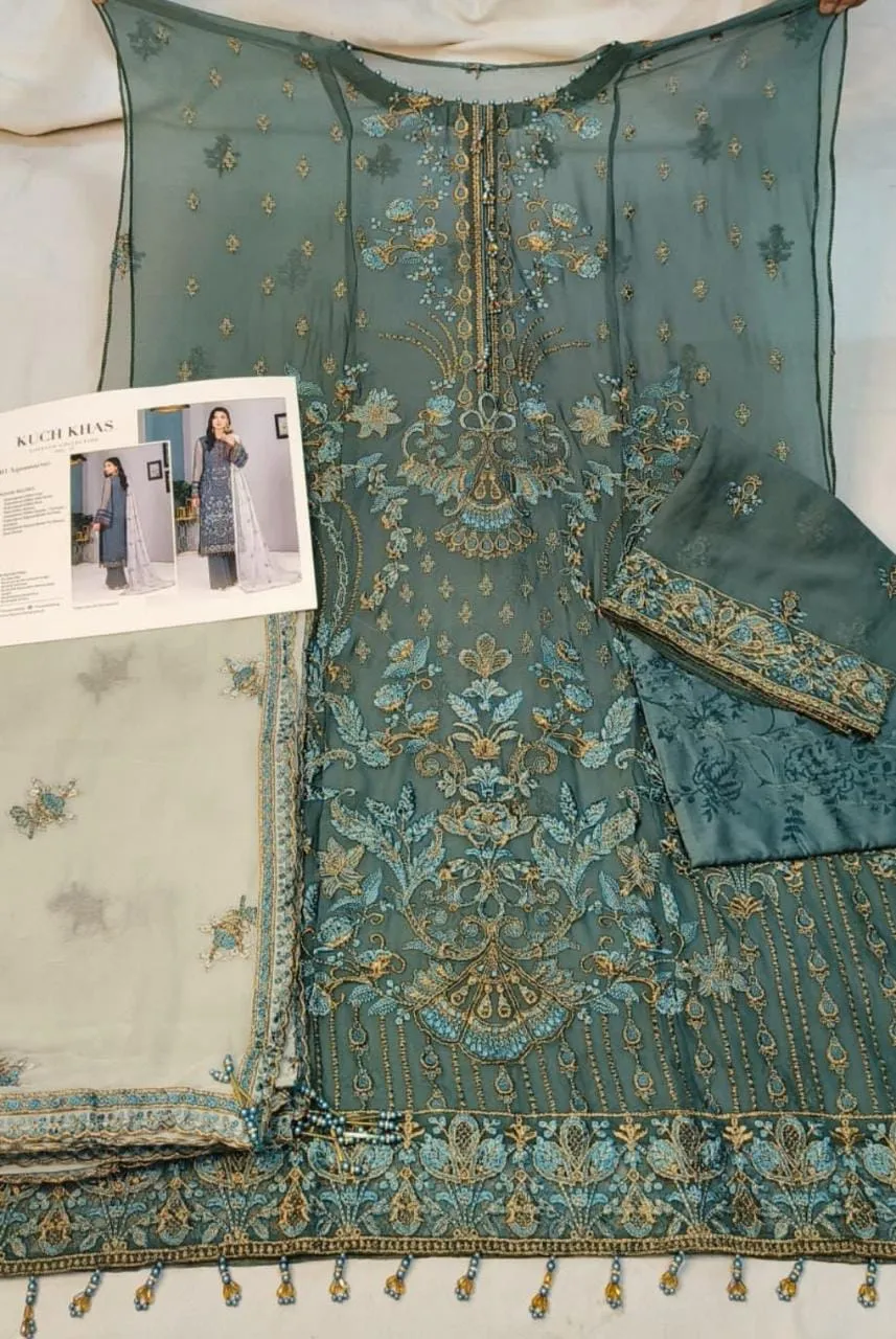 Kuch Khas Chiffon Collection Vol 13 2023 | AQUAMARINE