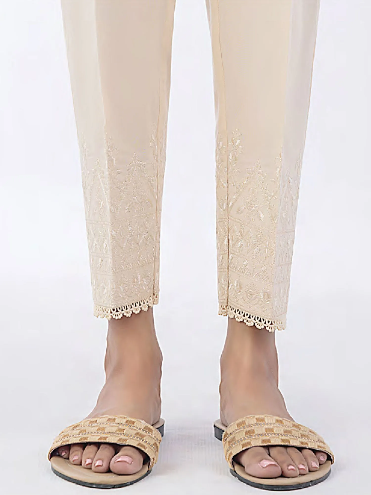 Lakhany Beige Cambric Trouser (3277-BGE)