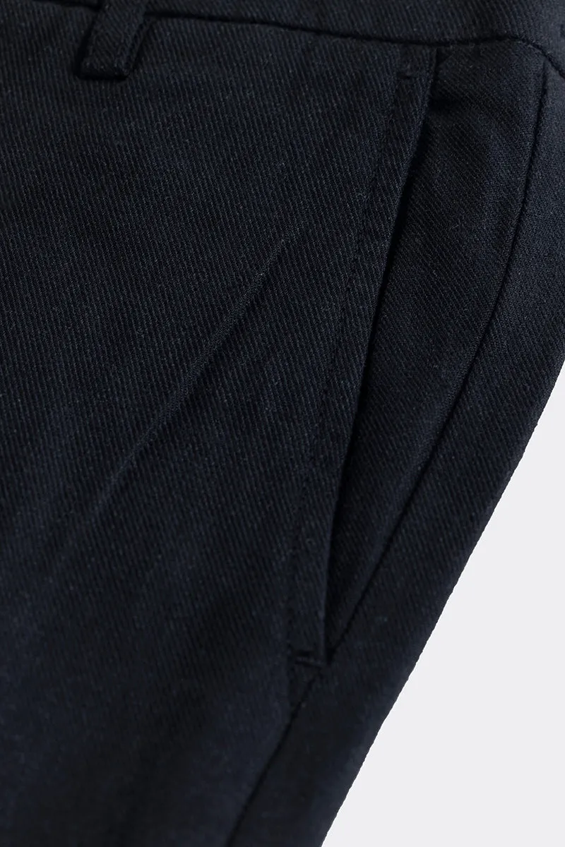 LinenLoom Black Trouser