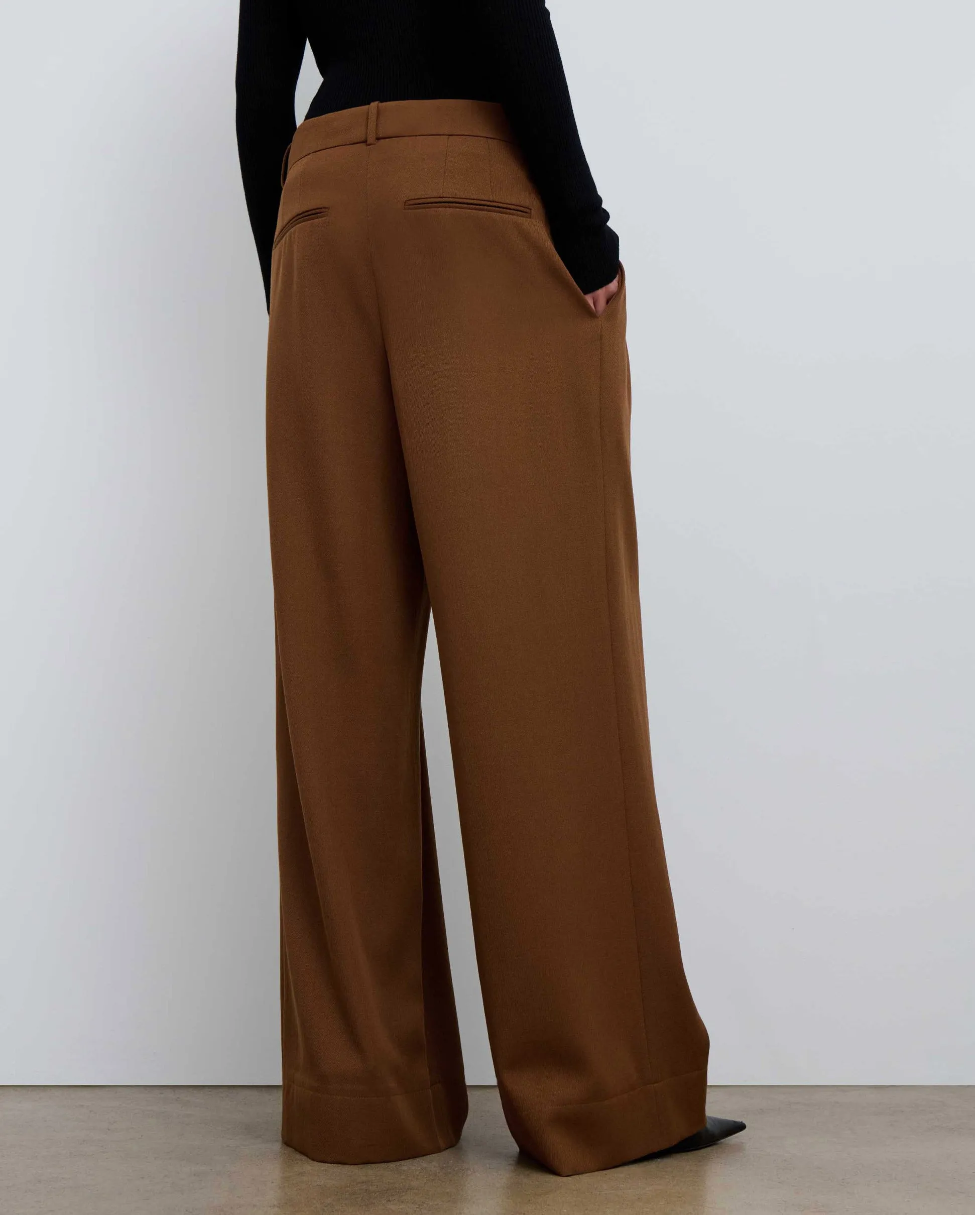 LOW RISE TROUSER / BROWN