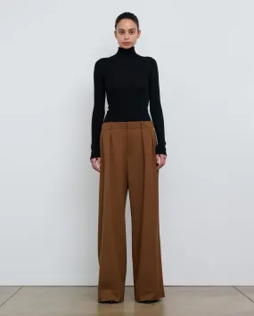 LOW RISE TROUSER / BROWN