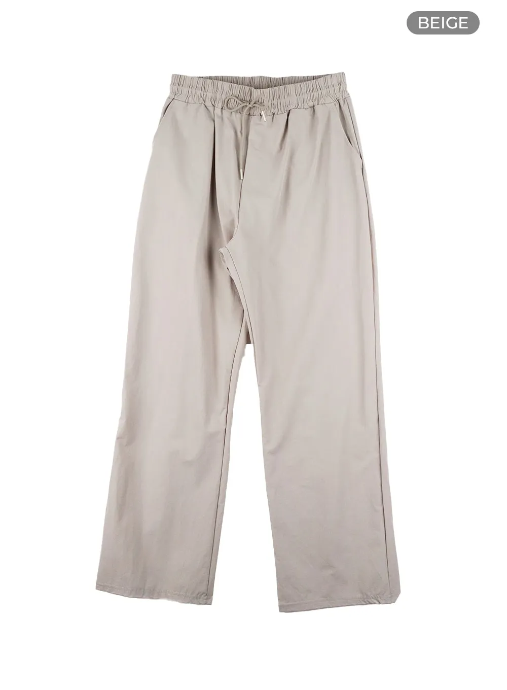 Men's Simple Wide Leg Trousers IA401