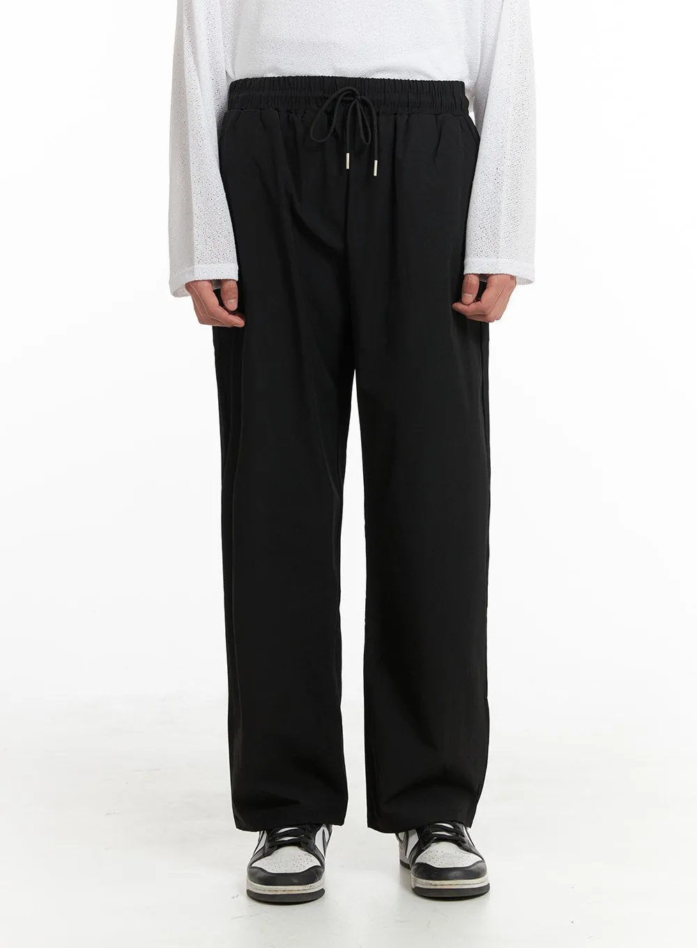 Men's Simple Wide Leg Trousers IA401