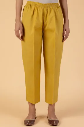 Mustard Basic Trousers