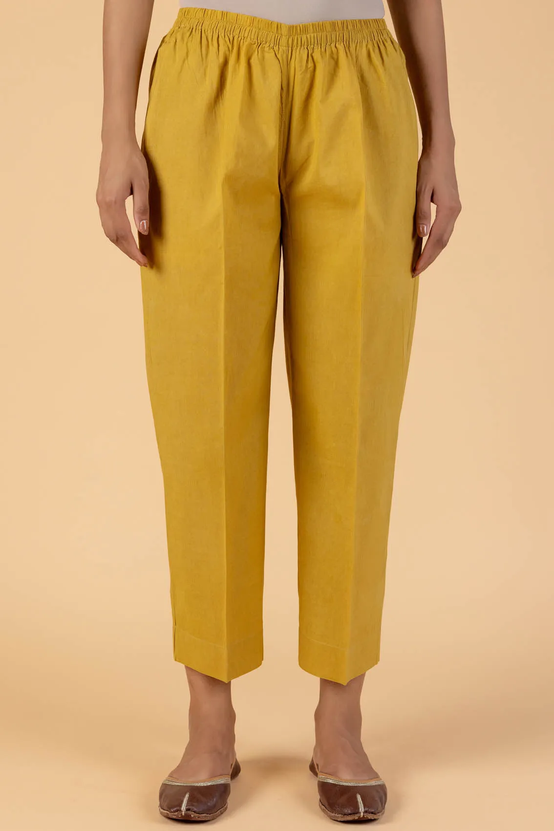 Mustard Basic Trousers