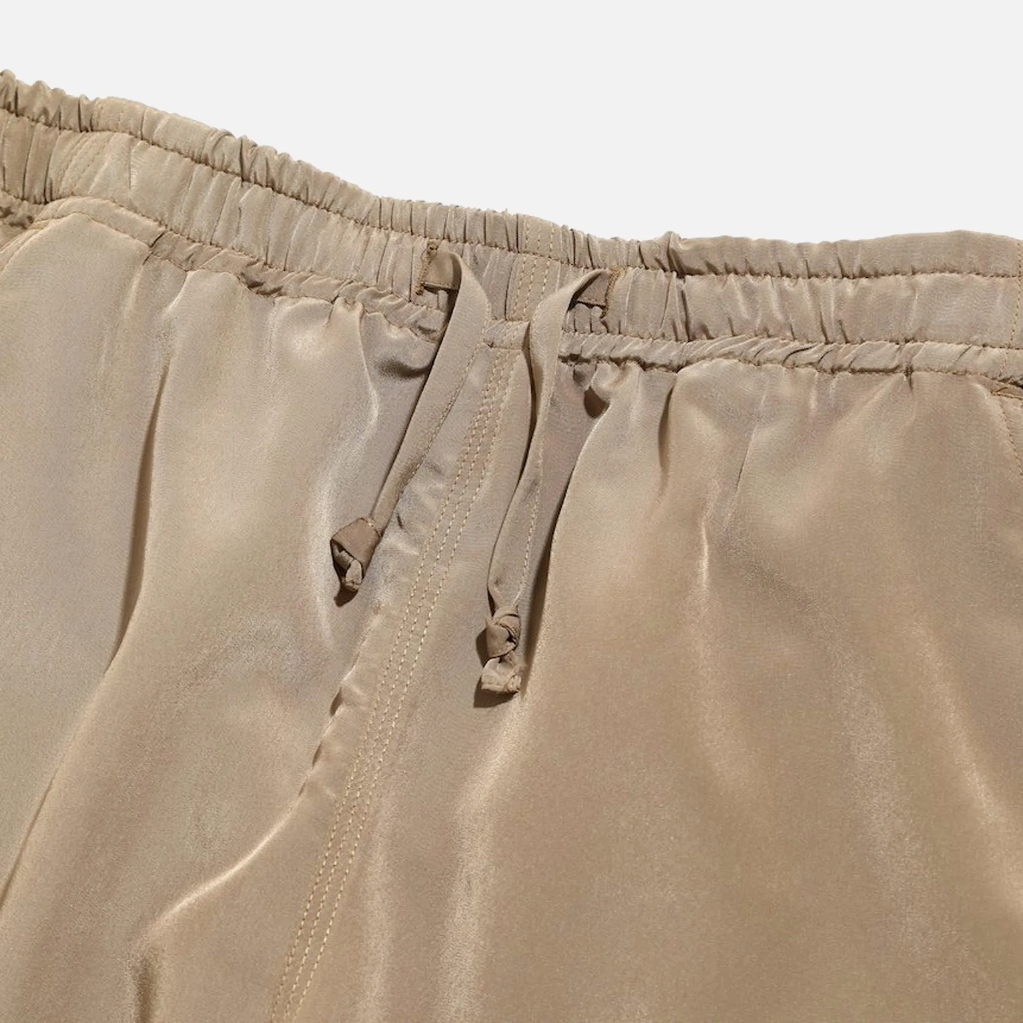 Needles Basketball Shorts - Camel Poly Cloth