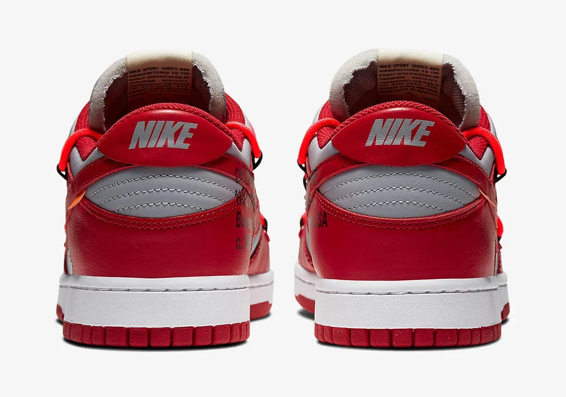 Nike Dunk Low Off-White The Off-White University Red