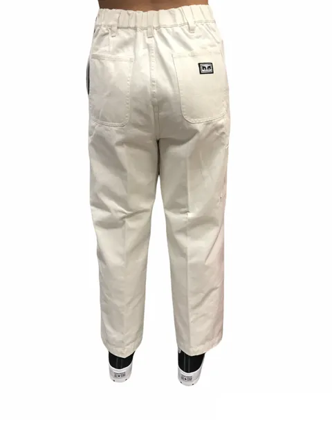 Obey Carpenter women's trousers 242020085 white