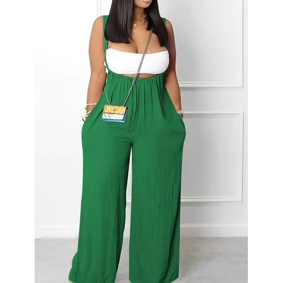 Oversized Wide Leg Jumpsuit