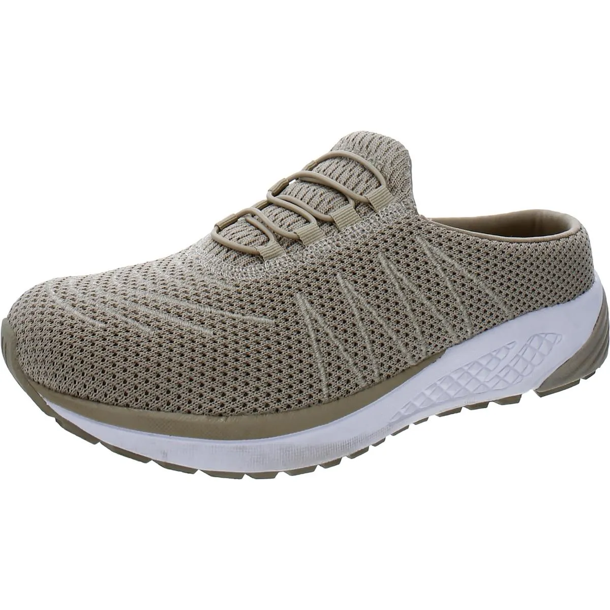 Propet Womens Tour Knit Slide Knit Ortholite Slip-On Sneakers