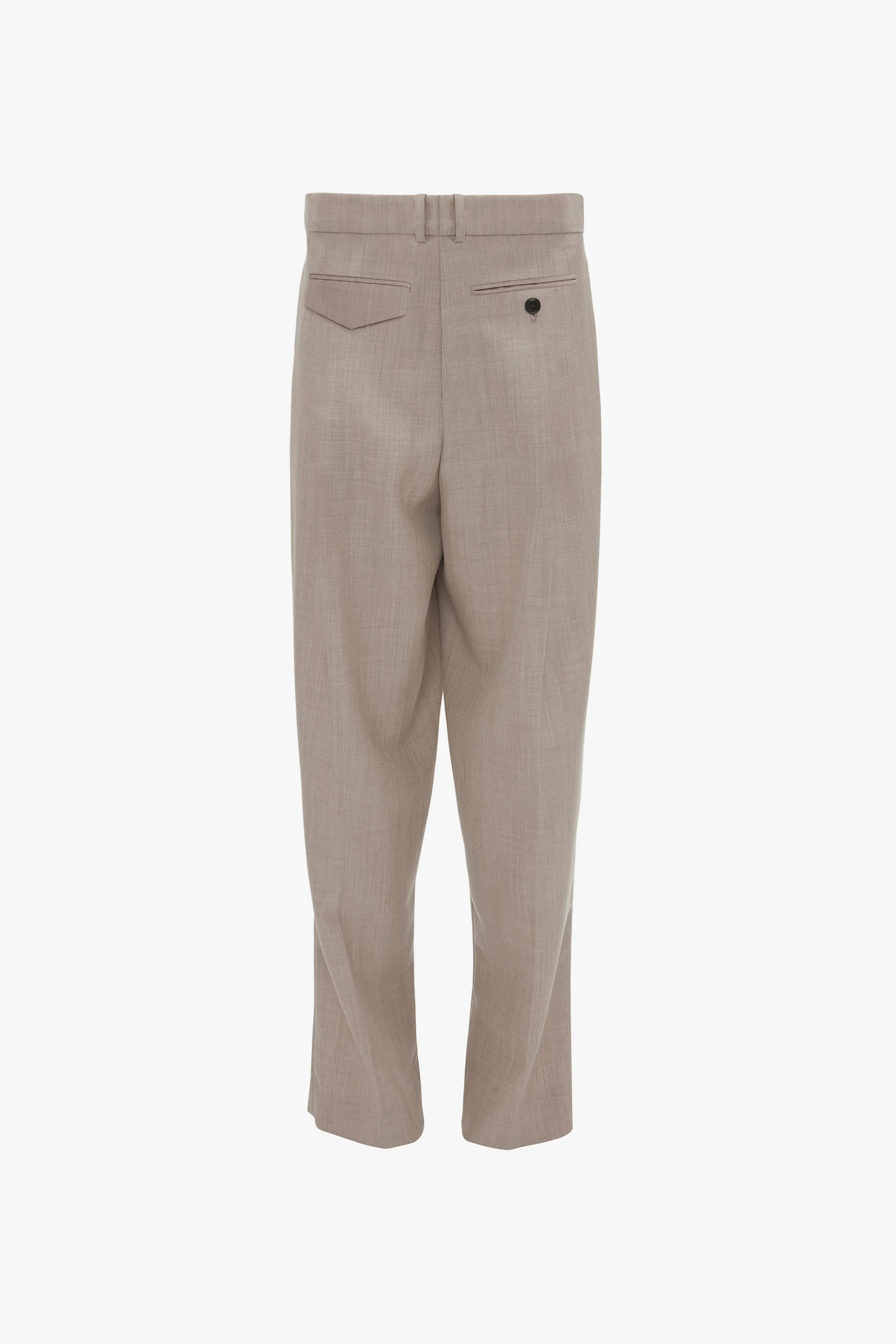 Reverse Front Trouser In Sesame