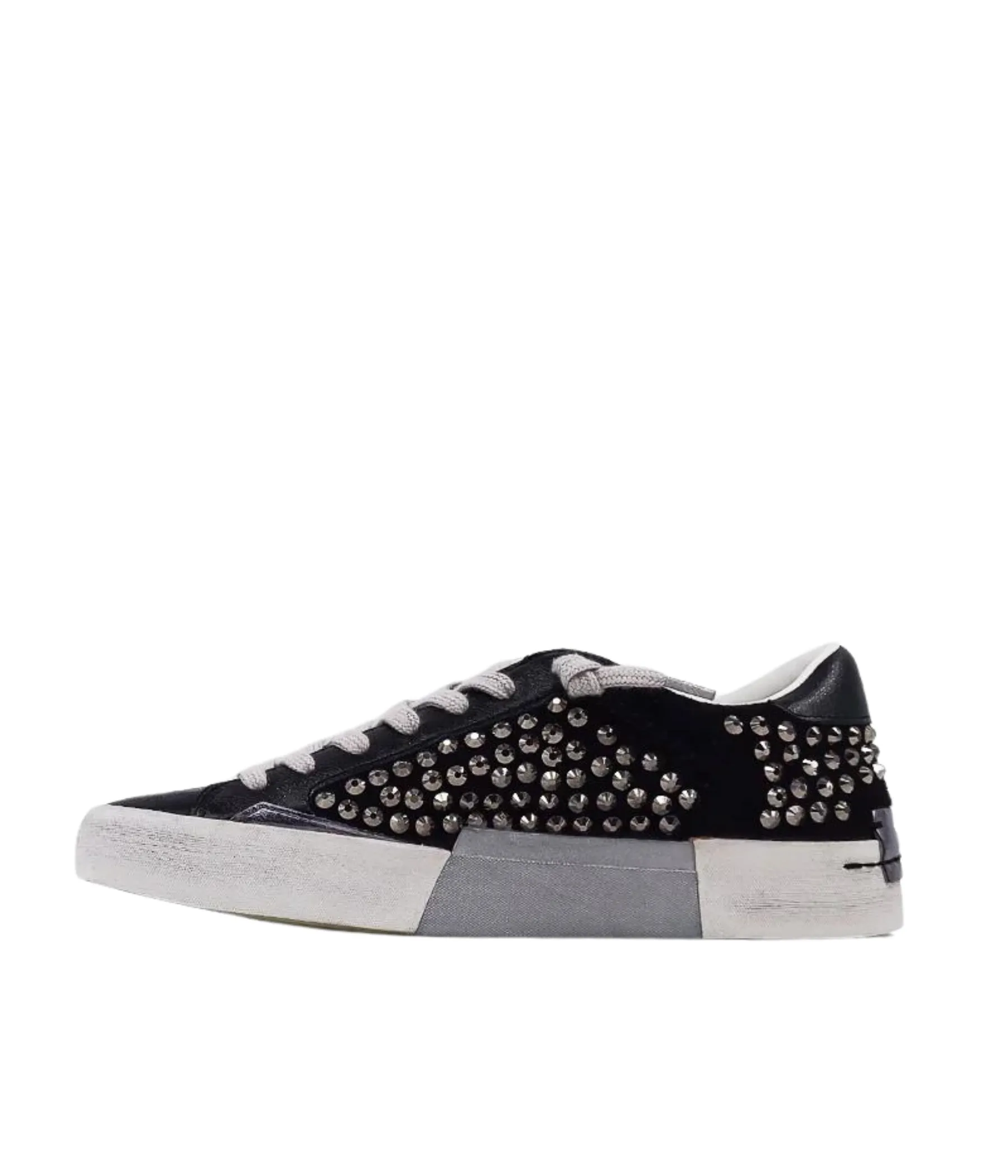 Ruby Black Stud Sneakers